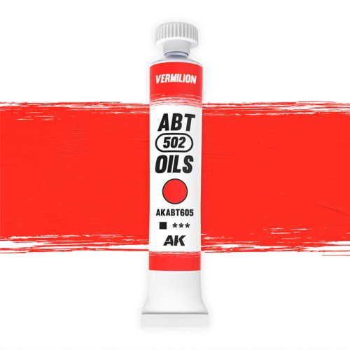 Przejdź do produktu AK Interactive ABT605 - Farba olejna 502 Abteilung Vermilion 20 ml