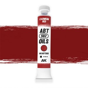 AK Interactive ABT560 - Farba olejna 502 Abteilung Cadmium Red 20 ml