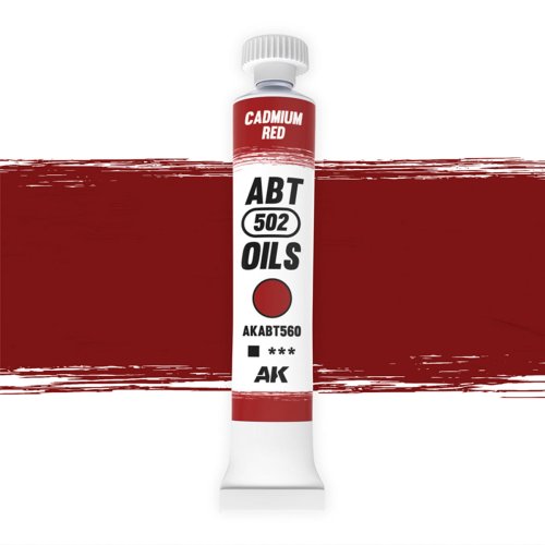 Przejdź do produktu AK Interactive ABT560 - Farba olejna 502 Abteilung Cadmium Red 20 ml