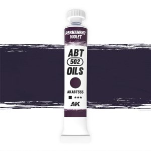 AK Interactive ABT555 - Farba olejna 502 Abteilung Permanent Violet 20 ml
