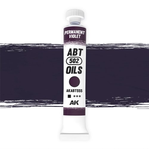 Przejdź do produktu AK Interactive ABT555 - Farba olejna 502 Abteilung Permanent Violet 20 ml