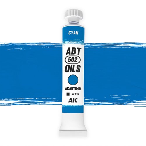 Przejdź do produktu AK Interactive ABT540 - Farba olejna 502 Abteilung Cyan 20 ml
