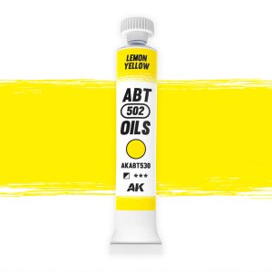 AK Interactive ABT530 - Farba olejna 502 Abteilung Lemon Yellow 20 ml
