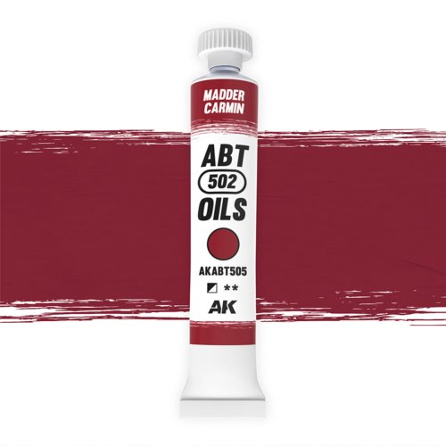 Przejdź do produktu AK Interactive ABT505 - Farba olejna 502 Abteilung Madder Carmin 20 ml