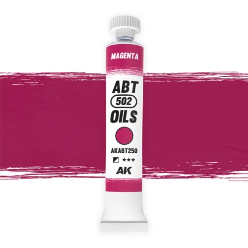 Przejdź do produktu AK Interactive ABT250 - Farba olejna 502 Abteilung Magenta 20 ml