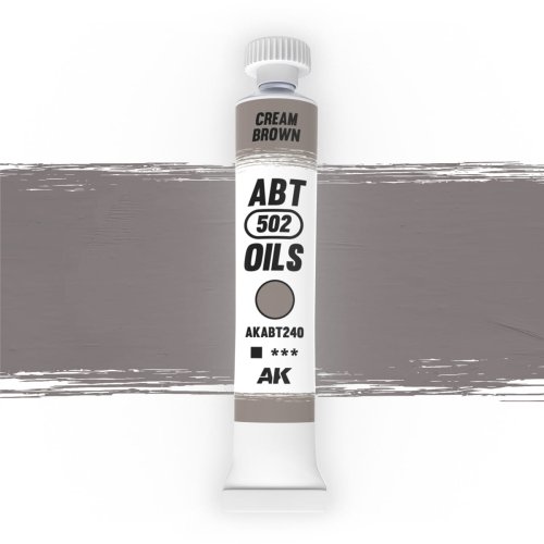 Przejdź do produktu AK Interactive ABT240 - Farba olejna 502 Abteilung Cream Brown 20 ml