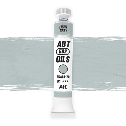 Przejdź do produktu AK Interactive ABT170 - Farba olejna 502 Abteilung Light Grey 20 ml