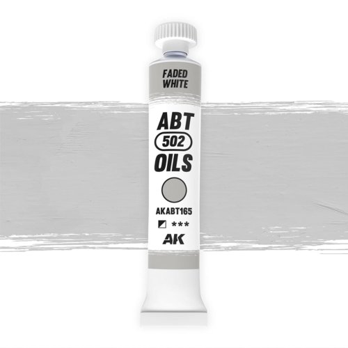 Przejdź do produktu AK Interactive ABT165 - Farba olejna 502 Abteilung Faded White 20 ml