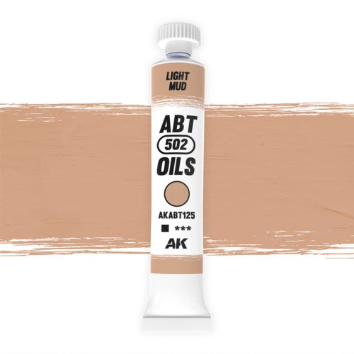 Przejdź do produktu AK Interactive ABT125 - Farba olejna 502 Abteilung Light Mud 20 ml