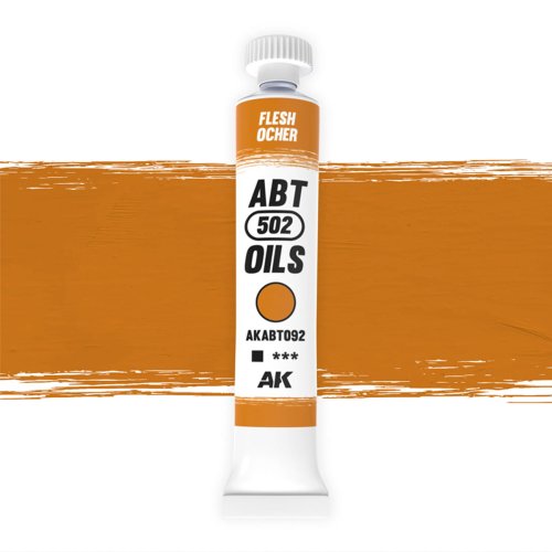 Przejdź do produktu AK Interactive ABT092 - Farba olejna 502 Abteilung Flesh Ocher 20 ml