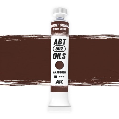 Przejdź do produktu AK Interactive ABT070 - Farba olejna 502 Abteilung Burnt Sienna / Dark Rust 20 ml