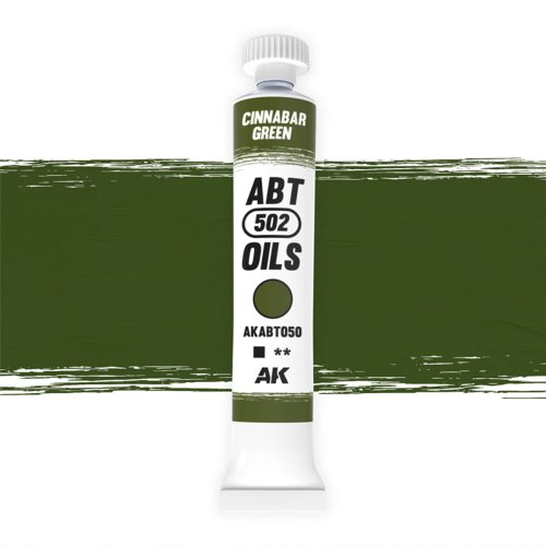 Przejdź do produktu AK Interactive ABT050 - Farba olejna 502 Abteilung Cinnabar Green 20 ml