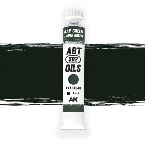 Przejdź do produktu AK Interactive ABT040 - Farba olejna 502 Abteilung Sap Green / Faded Green 20 ml