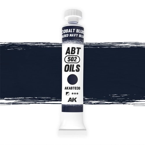 Przejdź do produktu AK Interactive ABT030 - Farba olejna 502 Abteilung Cobalt Blue / Faded Navy Blue 20 ml