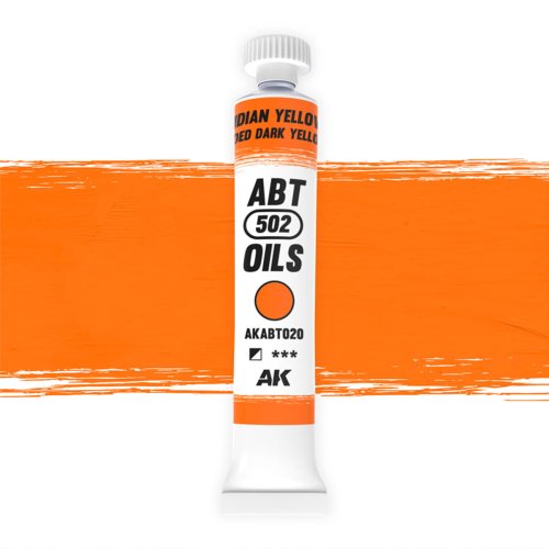 Przejdź do produktu AK Interactive ABT020 - Farba olejna 502 Abteilung Indian Yellow / Faded Dark Yellow 20 ml