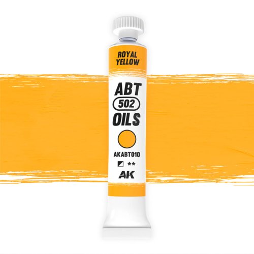 Przejdź do produktu AK Interactive ABT010 - Farba olejna 502 Abteilung Royal Yellow 20 ml