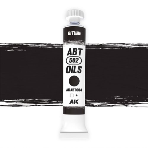 Przejdź do produktu AK Interactive ABT004 - Farba olejna 502 Abteilung Bitume 20 ml