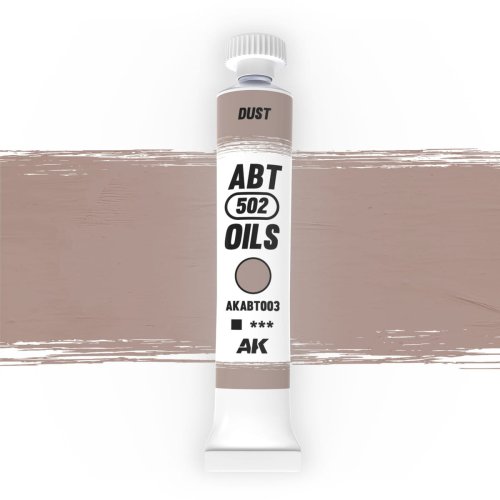 Przejdź do produktu AK Interactive ABT003 - Farba olejna 502 Abteilung Dust 20 ml