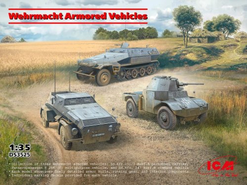Przejdź do produktu ICM DS3525 - 1:35 Wehrmacht Armored Vehicles