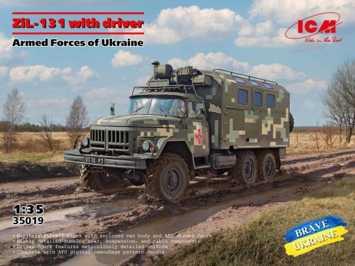 Przejdź do produktu ICM 35019 - 1:35 ZiL-131 with Driver Armed Forces of Ukraine
