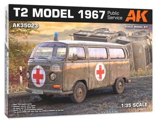 Przejdź do produktu AK Interactive 35023 - 1:35 Volkswagen T2 Model 1967 Public Service