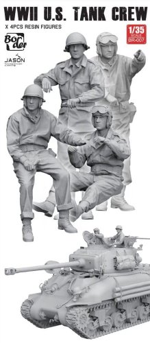 Przejdź do produktu Border BR007 - 1:35 WW II U.S. Tank Crew