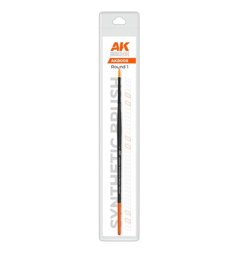 Przejdź do produktu AK Interactive B018 - Pędzel syntetyczny z wydłużonym włosiem dł. 17mm