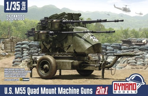 Przejdź do produktu Dynamo Models 35DM001 - 1:35 U.S. M55 Quad Mount Machine Guns