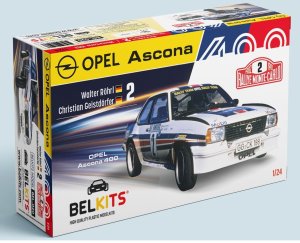 Belkits 020 - 1:24 Opel Ascona 400 Monte Carlo 1982 Rohl / Geistdorfer
