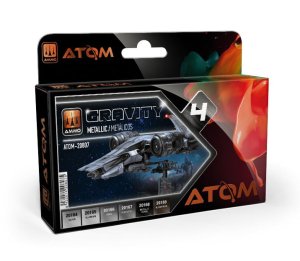 Ammo Mig 20807 - Zestaw farb Atom Gravity Set 4: Metallic