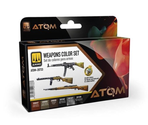 Przejdź do produktu Ammo Mig 20733 - Zestaw farb Atom Weapons Colors