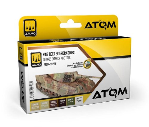 Przejdź do produktu Ammo Mig 20726 - Zestaw farb Atom King Tiger Exterior Colors