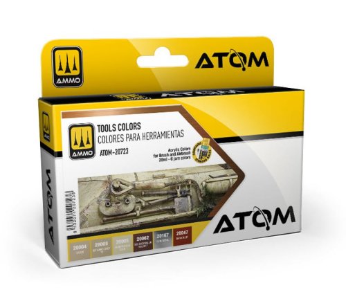 Przejdź do produktu Ammo Mig 20723 - Zestaw farb Atom Tools colors