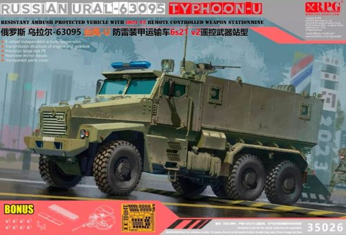 Przejdź do produktu RPG Model 35026 - 1:35 Russian URAL 63095 Typhoon-U with 6S21 v2 Remote Weapon Station