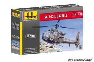 HELLER 80486 - 1:50 SA 342 L Gazelle