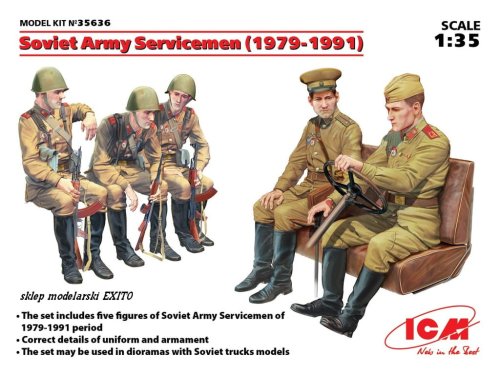 Przejdź do produktu ICM 35636 - 1:35 Soviet Army Servicemen (1979-1991)
