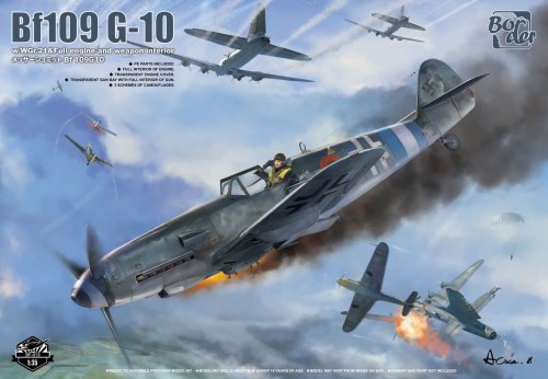 Przejdź do produktu Border BF013 - 1:35 Messerschmitt Bf 109 G-10