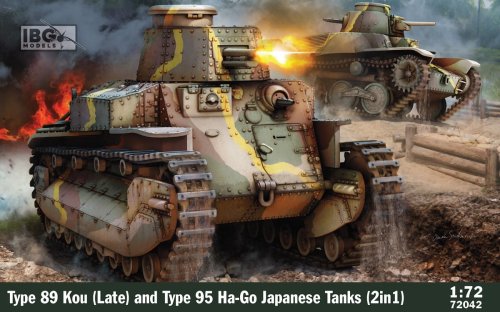 Przejdź do produktu IBG 72042 - 1:72 Type 89 Kou Late and Type 95 Ha-Go Japanese Tanks 2in1