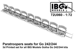 IBG 72U060 - 1:72 Paratroopers seats for Gotha Go-242 / 244