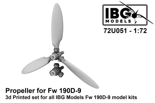 Przejdź do produktu IBG 72U051 - 1:72 Propeller for Fw 190D-9