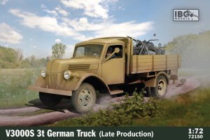 IBG 72150 - 1:72 V3000S 3t German Truck Late production