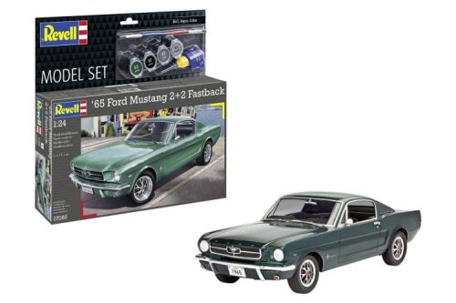 Przejdź do produktu Revell 67065 - 1:24 1965 Ford Mustang 2+2 Fastback model z farbami
