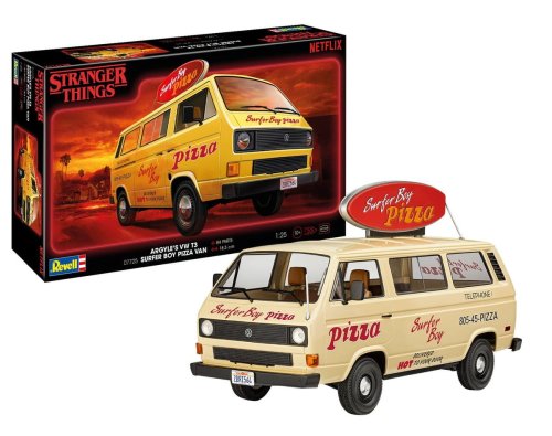 Przejdź do produktu Revell 67725 - 1:25 Stranger Things VW T3 Bus Surfer Boy model z farbami