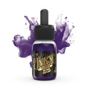 AK Interactive 16052 - Tusz do cieniowania Eggplant Ink 30 ml