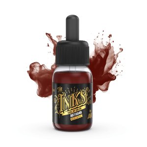 AK Interactive 16048 - Tusz do cieniowania Crimson Ink 30 ml