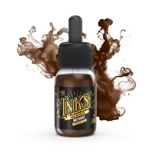 AK Interactive 16047 - Tusz do cieniowania Mahogani Ink 30 ml