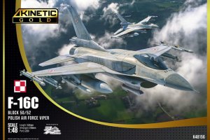 Kinetic 48156 - 1:48 F-16C Block 50/52 Polish Air Force Viper