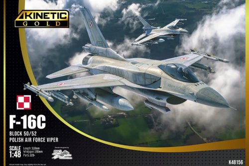 Przejdź do produktu Kinetic 48156 - 1:48 F-16C Block 50/52 Polish Air Force Viper