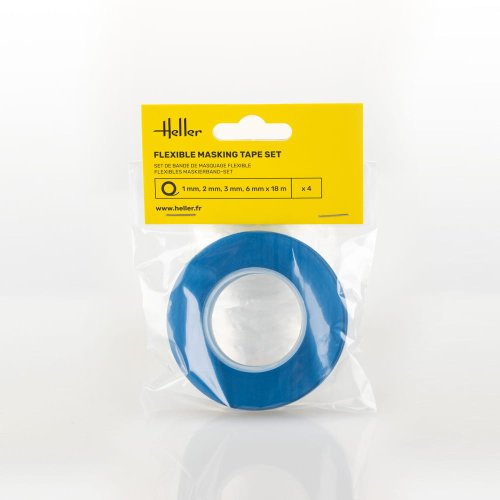 Przejdź do produktu Heller 99014 - Zestaw elastycznych taśm maskujących o szerokościach 1, 2, 3, 6 mm