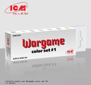 ICM 3076 - Zestaw farb Wargame Color Set #1